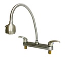 GRIFERIA PARA FREGADERO CUELLO FLEXIBLE SATINADO GRIVEN