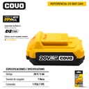 BATERIA DE ION LITIO 20V 2AH COVO