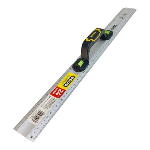 [12654] REGLA DE ALUMINIO 24" CON NIVEL COVO
