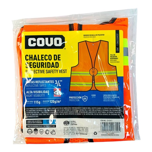 [12667] CHALECO DE SEGURIDAD COVO