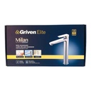 GRIFERIA CUELLO ALTO PARA LAVAMANOS SATINADO GRIVEN ELITE EDICION MILAN COLLECTION