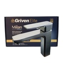 GRIFERIA MONOMANDO PARA LAVAMANOS SATINADO GRIVEN ELITE EDICION MILAN COLLECTION