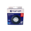 LAMPARA LED OJO DE BUEY 3W REDONDA 6400K NEGRO ANGEL LIGHT