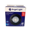 LAMPARA LED OJO DE BUEY 5W REDONDA 6400K NEGRO ANGEL LIGHT