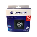 LAMPARA LED OJO DE BUEY 5W CUADRADA 6400K NEGRO ANGEL LIGHT