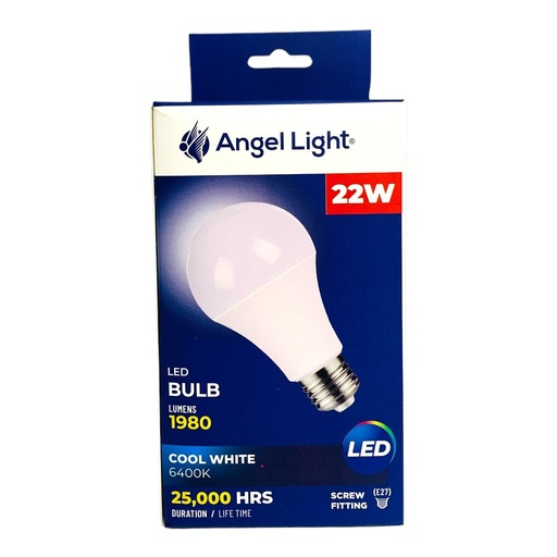 [12814] BOMBILLO LED 22W LUZ FRIA ANGEL LIGHT