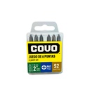 PUNTAS DE ESTRIA 2" PH1 PARA DESTORNILLADOR 6 PZAS COVO