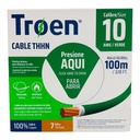 CABLE ELECTRICO 10 AWG VERDE 7 HILOS TROEN