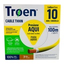 CABLE ELECTRICO 10 AWG AMARILLO 7 HILOS TROEN