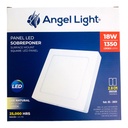 LAMPARA LED SUPERFICIAL CUADRADA 18W 4000K BLANCA ANGEL LIGHT