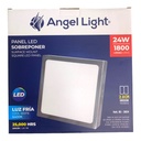 LAMPARA LED SUPERFICIAL CUADRADA 24W 4000K NIQUELADA ANGEL LIGHT