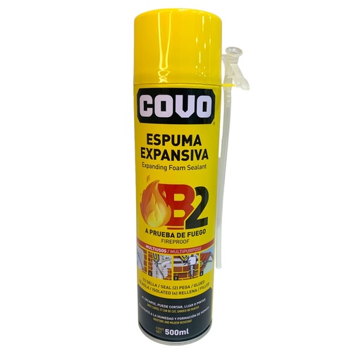 [12922] ESPUMA EXPANSIVA A PRUEBA DE FUEGO 500ML COVO
