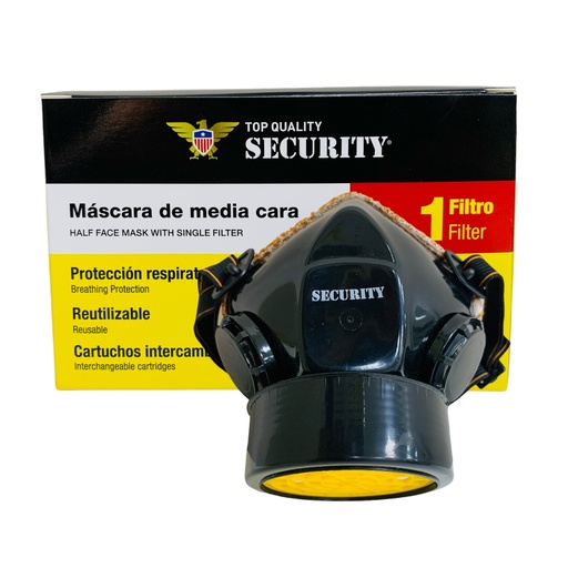 [13000] MASCARA RESPIRADOR DE MEDIA CARA SECURITY
