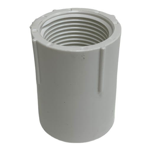 [13009] ADAPTADOR PVC PRES 1" HRXC BLANCO TUBRICA