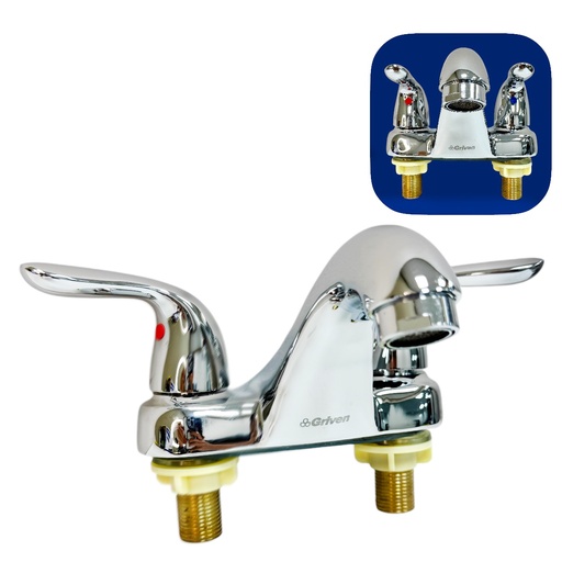 [13026] GRIFERIA CENTRAL PARA LAVAMANOS CROMADO GRIVEN