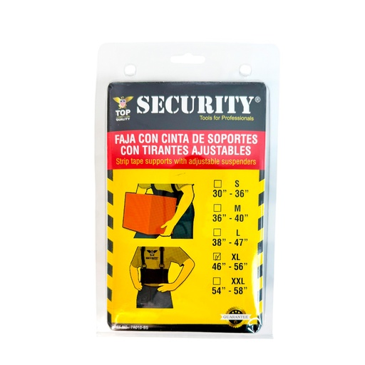 [13031] FAJA CON TIRANTES SECURITY