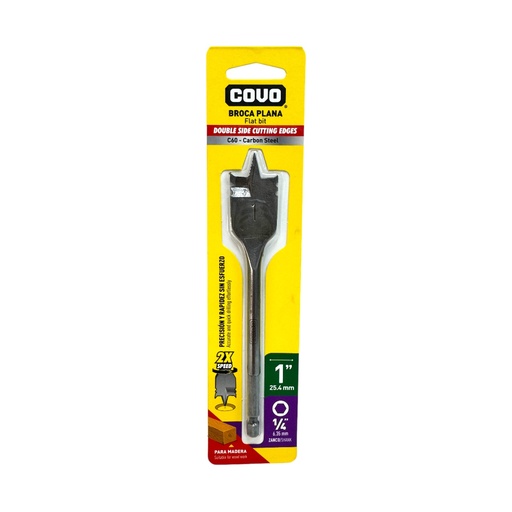 [13068] MECHA PLANA PARA MADERA 1" COVO