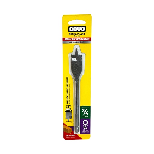 [13070] MECHA PLANA PARA MADERA 3/4" COVO
