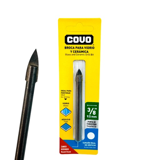 [13083] MECHA PARA VIDRIO 3/8" COVO