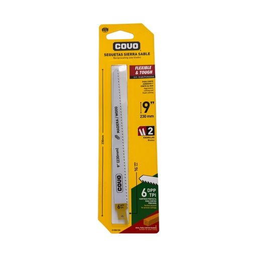 [13104] SEGUETA SIERRA SABLE 9" 6 DPP COVO