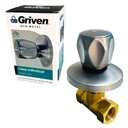 LLAVE PARA DUCHA 1/2" INDIVIDUAL GRIS METALICO GRIVEN
