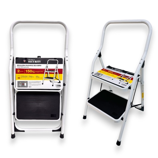 [13171] ESCALERA PLEGABLE DE ACERO SECURITY