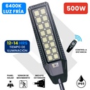 LAMPARA LED 500W CON PANEL SOLAR 6400K ANGEL LIGHT