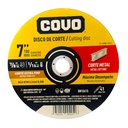 DISCO PARA CORTE EN METAL 7" EXTRA FINO COVO