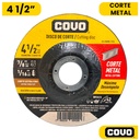 DISCO PARA CORTE EN METAL 4 1/2" EXTRA FINO COVO