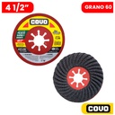DISCO PARA PULIR GRANO 60 DE 4 1/2" COVO