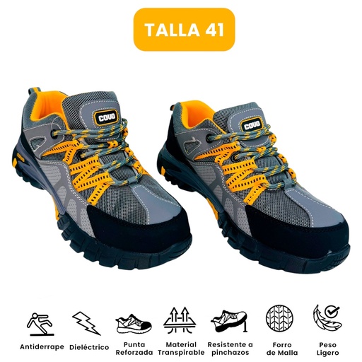[13222] BOTAS DE SEGURIDAD TALLA 41 COVO