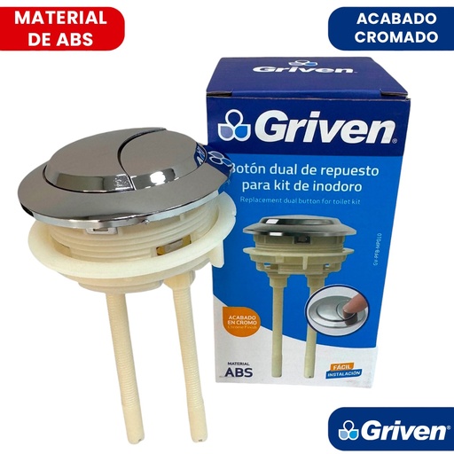 [13237] BOTON DOBLE DESCARGA DE REPUESTO PARA KIT DE INODORO GRIVEN
