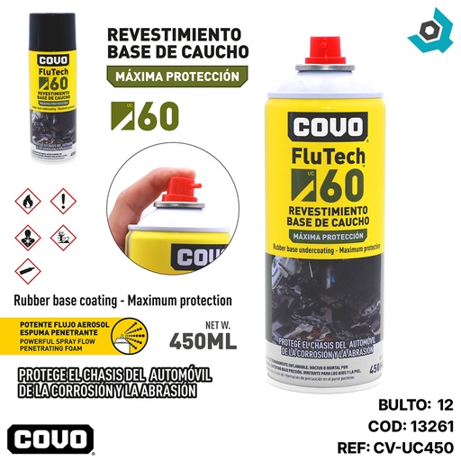 [13261] REVESTIMIENTO BASE DE CAUCHO 450ML COVO