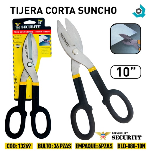 [13269] TIJERA CORTA SUNCHO 10" SECURITY