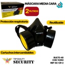 MASCARA RESPIRADOR 2 FILTROS SECURITY
