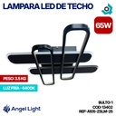 LAMPARA LED 65W DE TECHO NEGRA ANGEL LIGHT