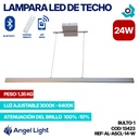 LAMPARA LED 24W DE TECHO LUZ AJUSTABLE BLANCA ANGEL LIGHT