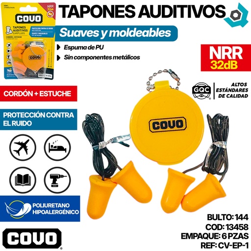 [13458] TAPONES AUDITIVOS COVO