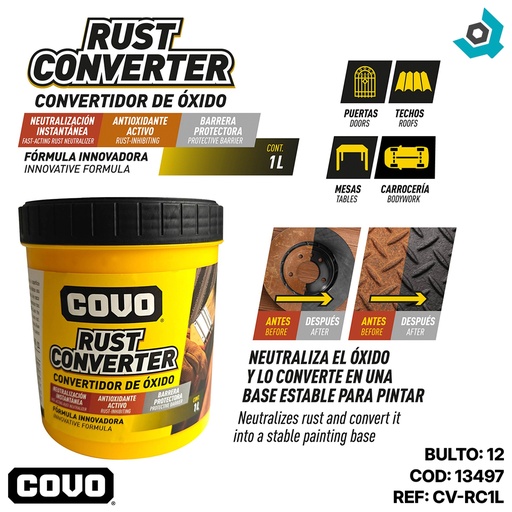 [13497] CONVERTIDOR DE OXIDO 1 LITRO COVO
