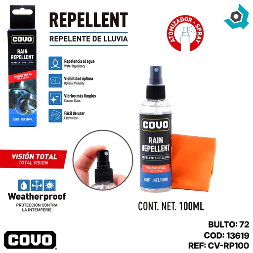 [13619] REPELENTE DE LLUVIA COVO