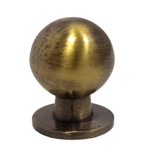 [0997] TIRADOR PARA MUEBLES BOTON BRONCE