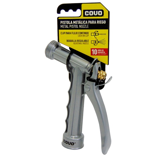 [10008] PISTOLA DE RIEGO 3/4" METALICA PARA MANGUERA COVO