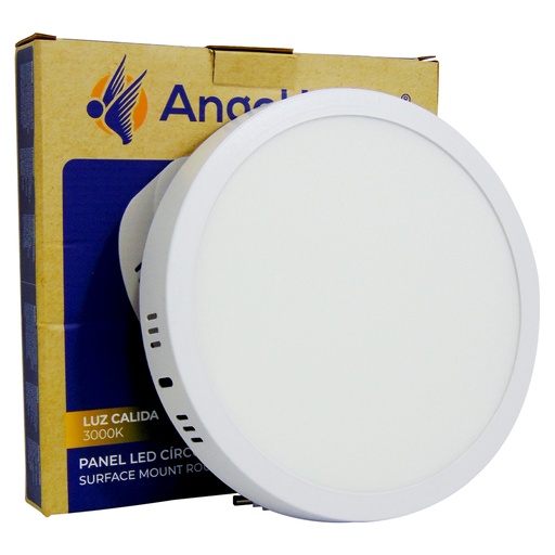 [10041] LAMPARA LED SUPERFICIAL REDONDA 18W 8.7" LUZ CALIDA ANGEL LIGHT
