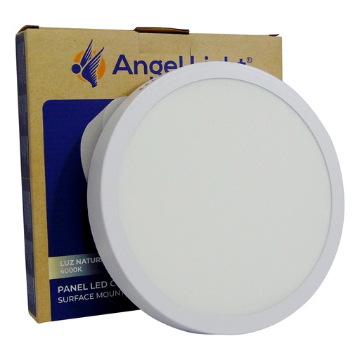 [10042] LAMPARA LED SUPERFICIAL REDONDA 18W 8.7" LUZ NATURAL ANGEL LIGHT