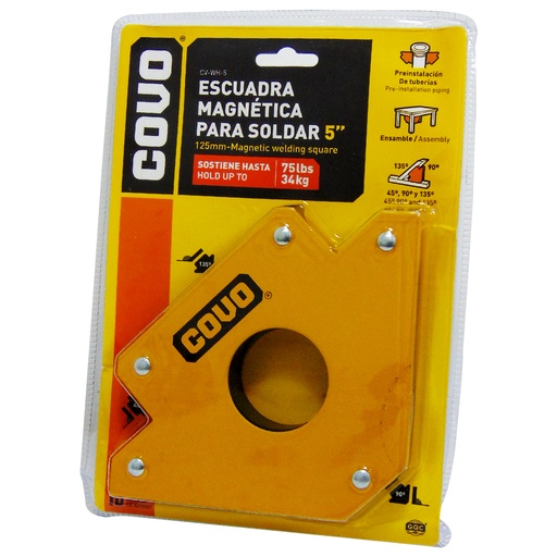 [10045] ESCUADRA MAGNETICA 5" MULTIUSO COVO