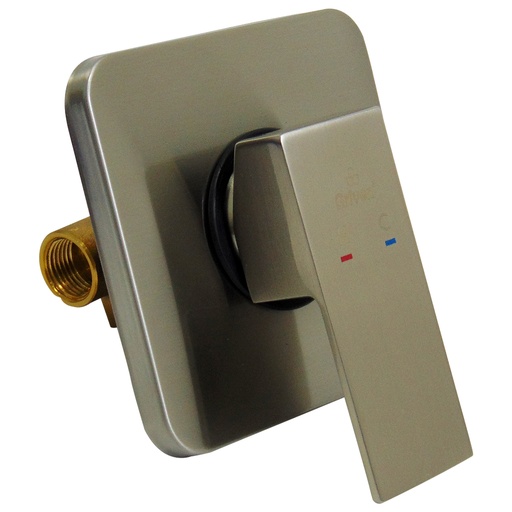 [10064] LLAVE PARA DUCHA 1/2" MONOMANDO SATINADA GRIVEN