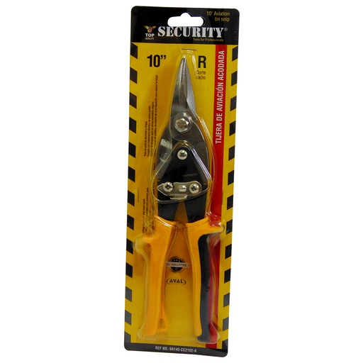 [10121] TIJERA DE AVIACION 10" CORTE RECTO SECURITY