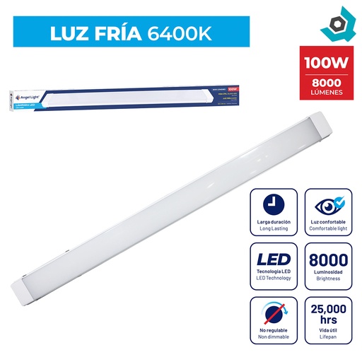 [10135] LAMPARA LED SUPERFICIAL 100W 1.2M LISA ANGEL LIGHT