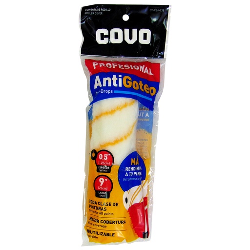 [10139] FUNDA PARA RODILLO 9" ANTIGOTEO COVO