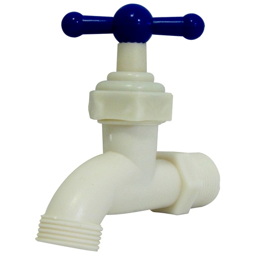 [10170] LLAVE DE CHORRO 3/4" PVC SIN PICO GRIVEN